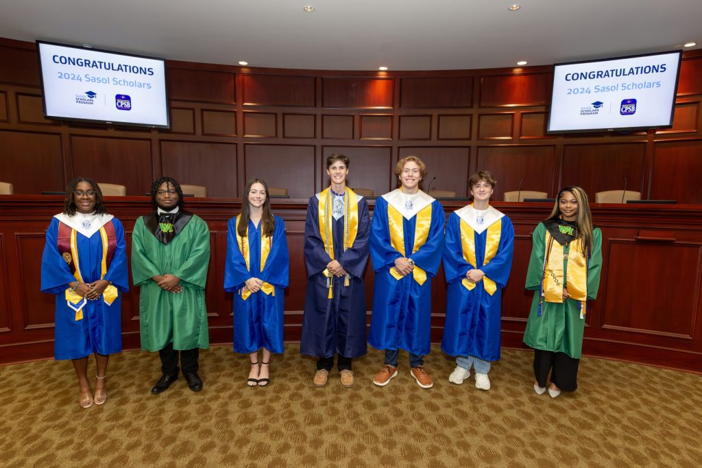 Sasol Scholars Program awards $100,000 in scholarships to CPSB seniors
